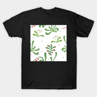 Elegance Seamless pattern with flowers T-Shirt